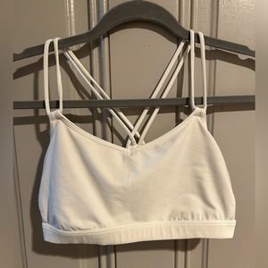Lululemon Sports bra white 10